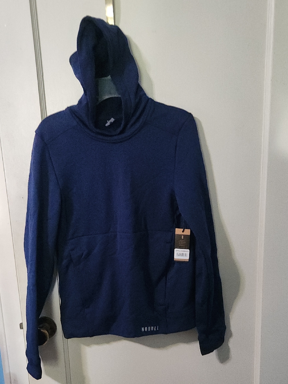 Womens NOBULL Dark Navy Hoodie  Pullover